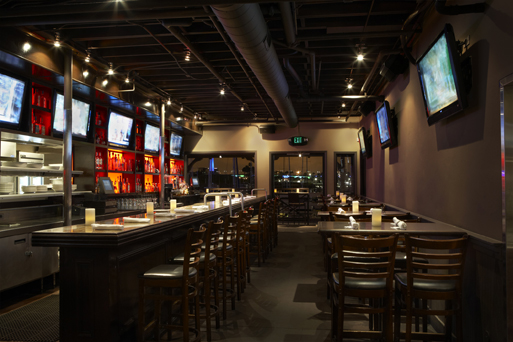 bar area of restaurant